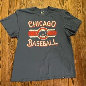 47 Chicago Cubs MLB Baseball Graphic Tee - Blue